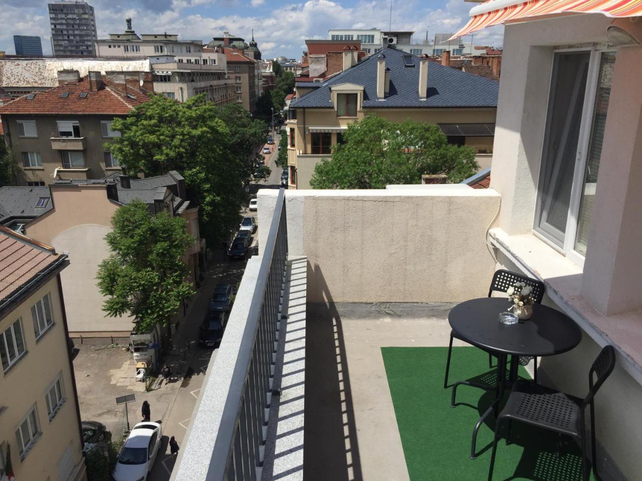 Rooftop Oscar Rooms Sofia Buitenkant foto